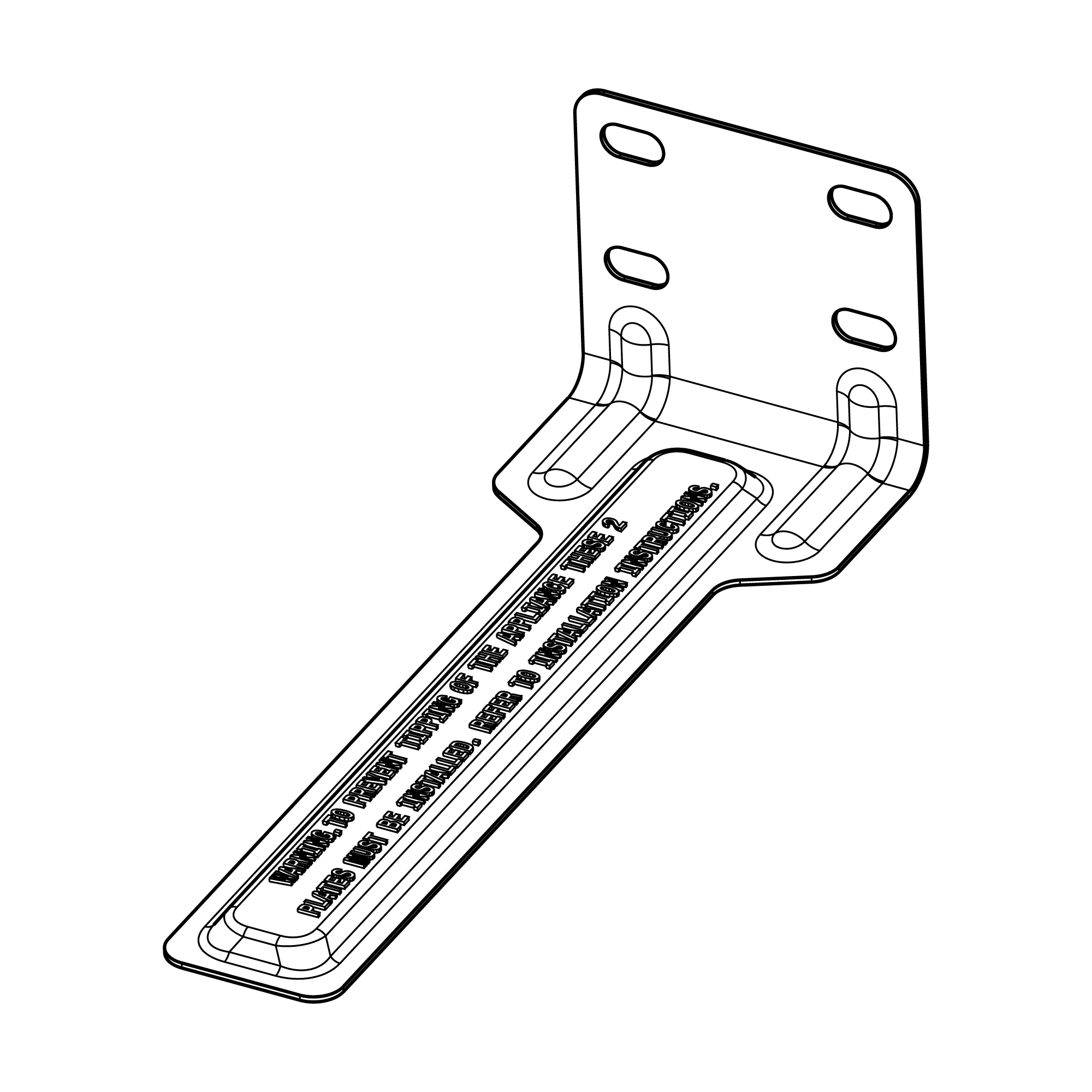 Anti Tilt Bracket Taurus+ 90cm