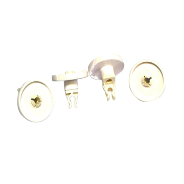 Wheel Lower Basket White (4 Pack)