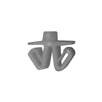 Clip kickplate panel