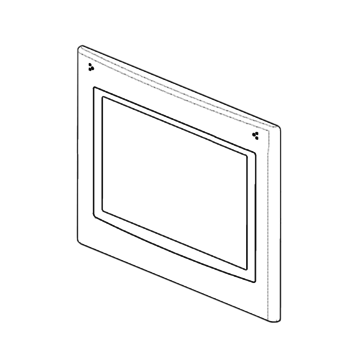 Door Panel Oven Outer Includes Glass