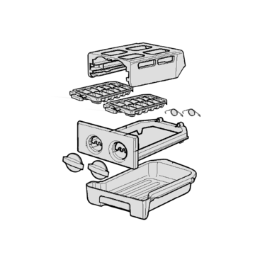 Twist&serve 2 icetray kit top