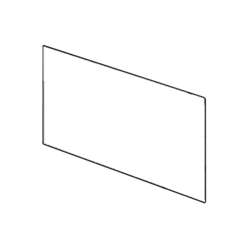 Door Oven Inner Glass Middle