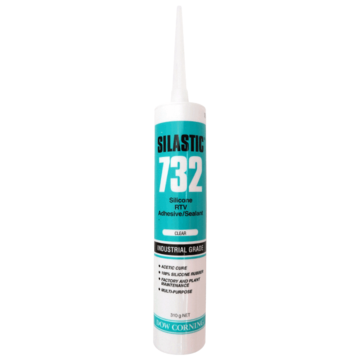 Sealant Clear Glue Silastic Rtv 732 310g Acetic Suitable For Outer Glass