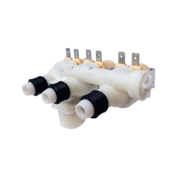 Valve inlet triple cold